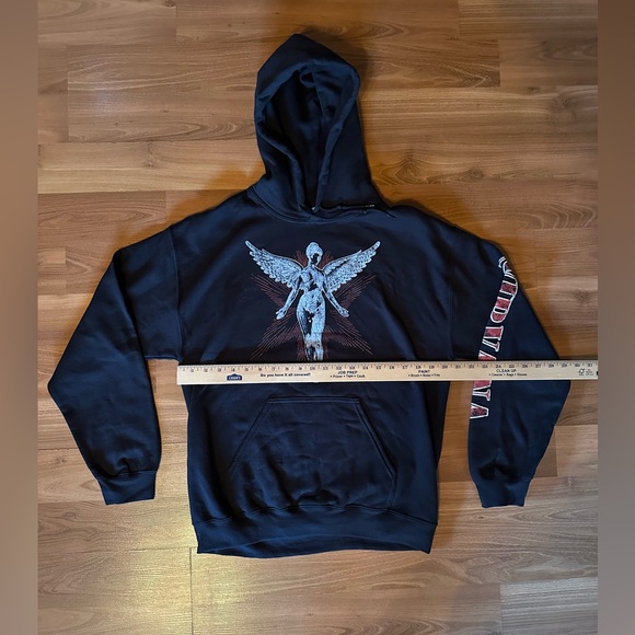 NIRVANA Black In Utero Graphic Hoodie - Picture 4 of 7